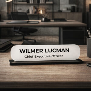 Acrylic Display Name Plate