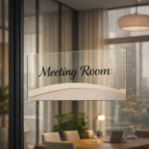 Acrylic Door Sign