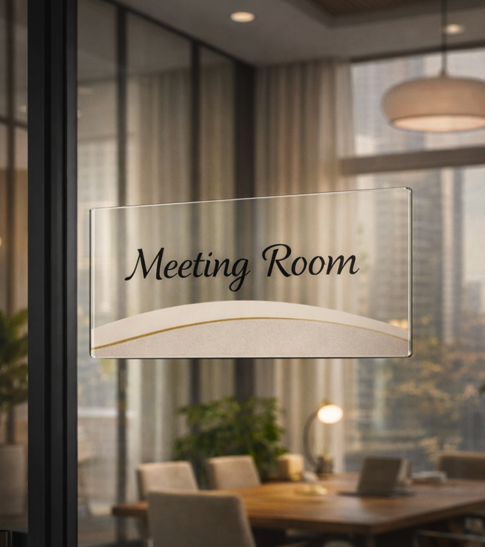 Acrylic Door Sign