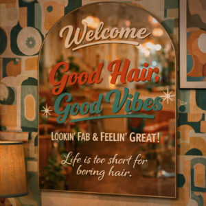 Acrylic Mirror Sign