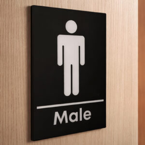 Acrylic Restroom Sign