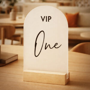 Acrylic Table Number