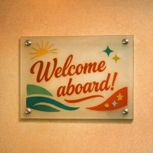Acrylic Welcome Board