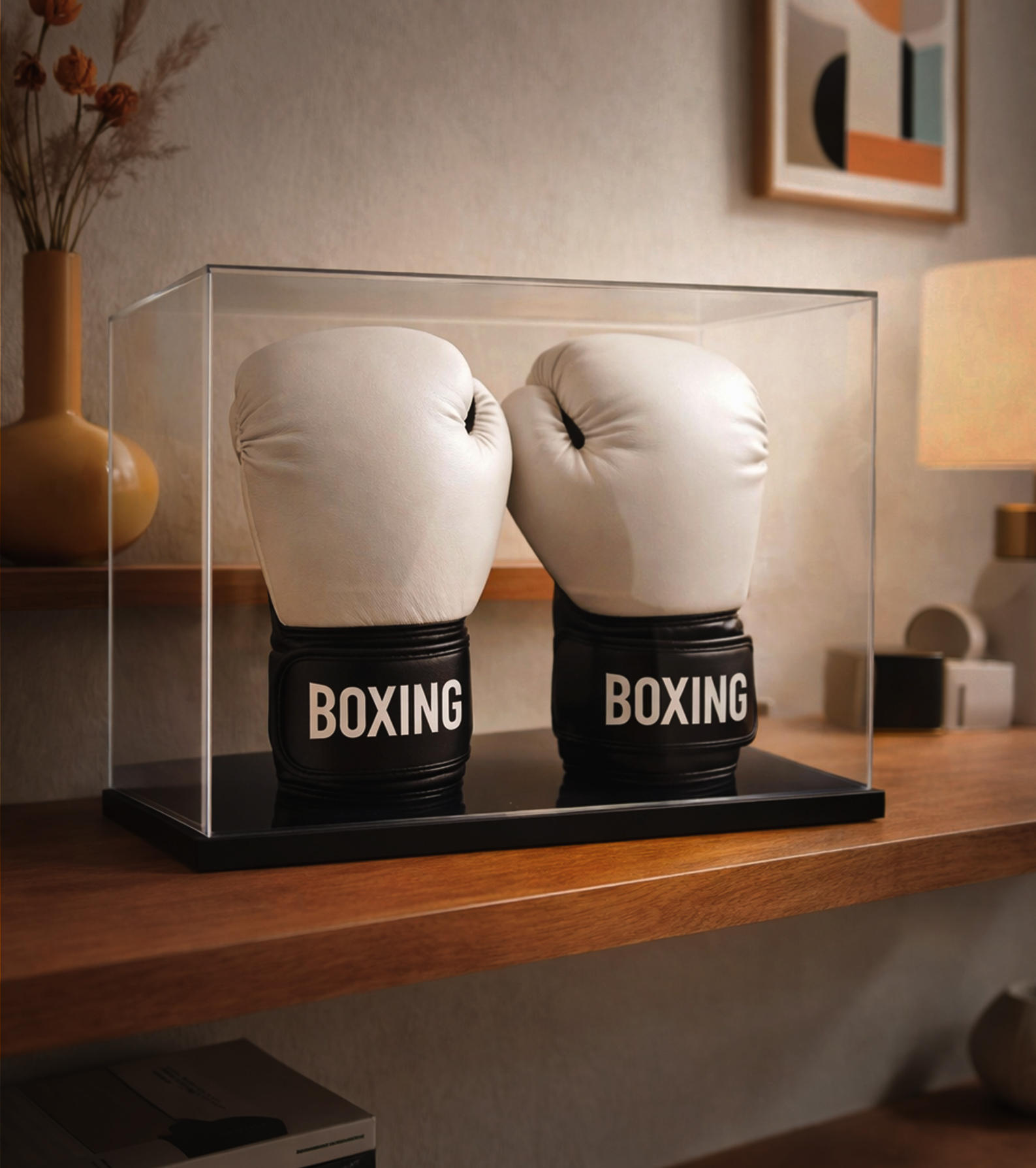 Acrylic Boxing Gloves Display Box
