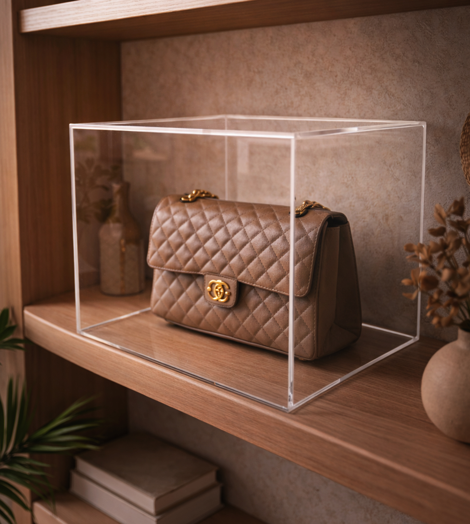 Acrylic Bag Display Case