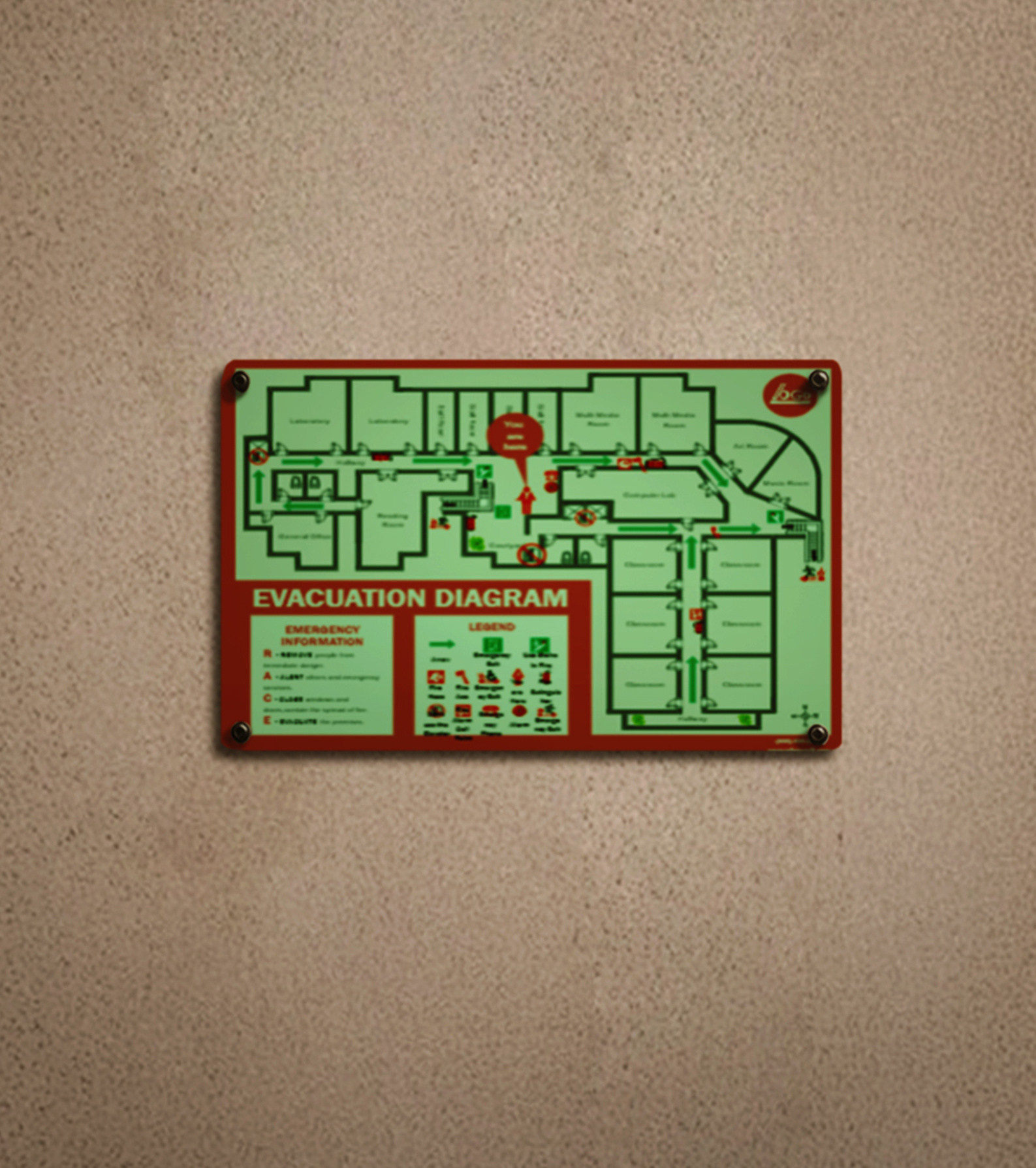 Luminous Sintra Emergency Plan Map
