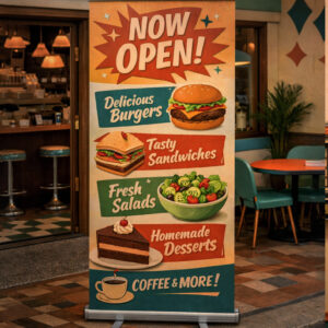 Pull Up Banner Print & Mechanism